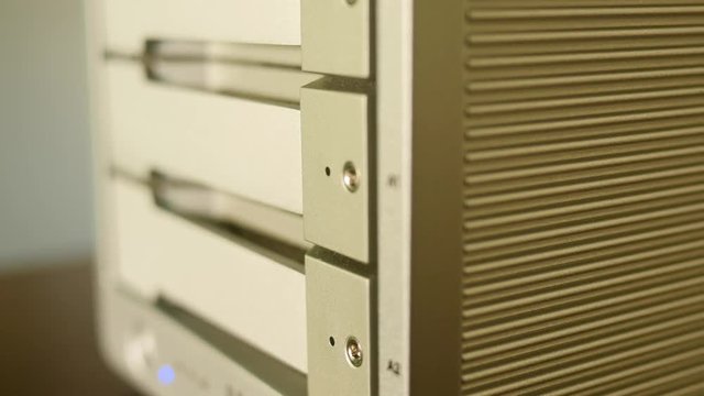 Raid hard drive in an office