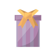 gift box present isolated icon vector illustration design