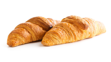 Tasty buttery croissants.