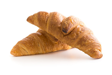 Tasty buttery croissants.