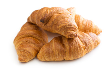 Tasty buttery croissants.