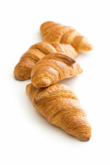 Tasty buttery croissants.
