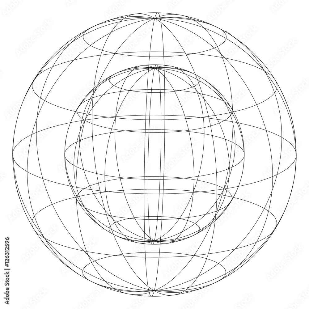 Poster sphere within sphere