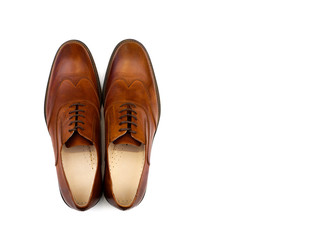 Male brown shoes