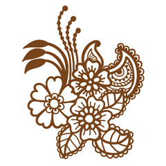 Mehndi design. Patterns.