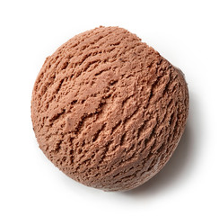chocolate ice cream ball