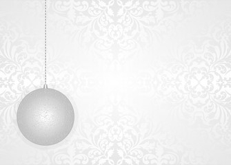 background with Christmas bauble