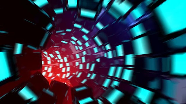 Seamless looped abstract motion graphics