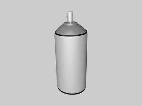 Spray can/Spray can 3d render