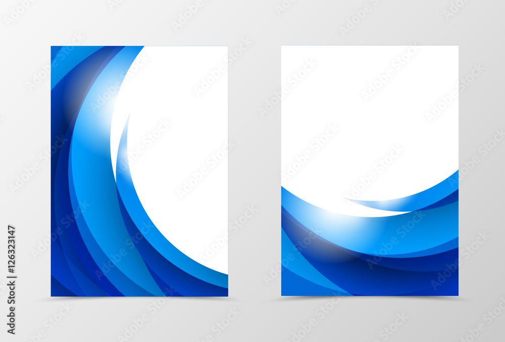 Poster printfront and back dynamic flyer template design