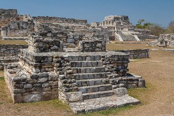 Ruins of the ancient Mayan city of Mayapan, Mexico