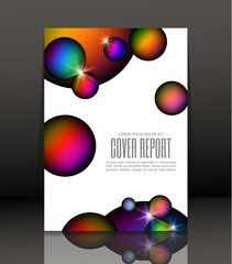 Template design for cover. Banner in A4 size. Abstract background. Vector, illustration.