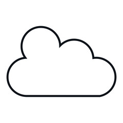 cloud computing isolated icon vector illustration design