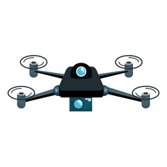 drone technology isolated icon vector illustration design