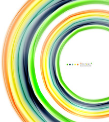 Abstract wave template