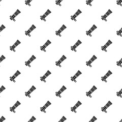 Dslr camera with zoom lens pattern. Simple illustration of dslr camera with zoom lens vector pattern for web