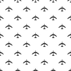 Armed fighter jet pattern. Simple illustration of armed fighter jet vector pattern for web