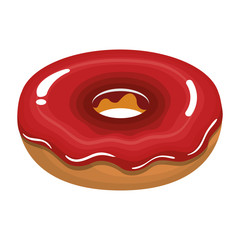 delicious sweet donuts icon vector illustration design