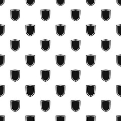 Black shield pattern. Simple illustration of black shield vector pattern for web