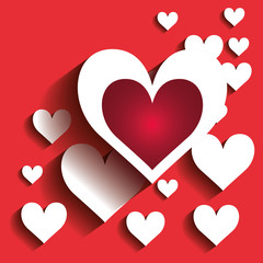 Heart love icon vector illustration graphic design