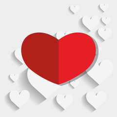 Heart love icon vector illustration graphic design