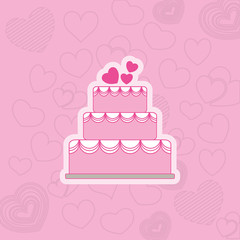 wedding marriage love icon vector illustration graphic design