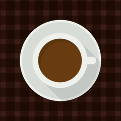Coffee delicious drink icon vector illustration graphic design