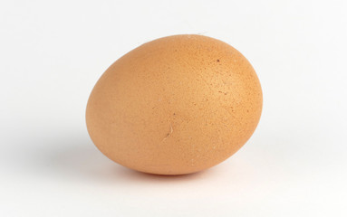 Egg isolated on white background