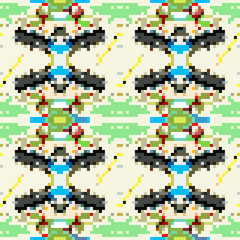 seamless tileable pixel texture pattern
