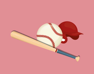 baseball sport game icon vector illustration graphic design