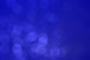 Blue magic water bokeh light backgroud