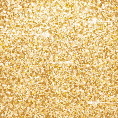 Golden Glitter Texture with Lights.