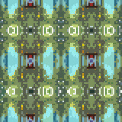 seamless tileable pixel texture pattern