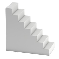 Obraz premium 3D puste schody