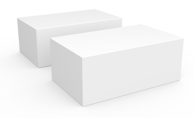 two blank template boxes
