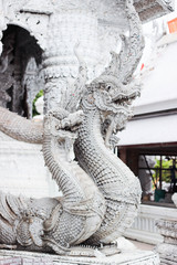 Thai snake god statues