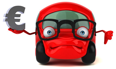 Fun car - 3D Illustration