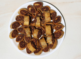 Bhakarwadi: traditional Maharashtra dish made on the occasion of a festival