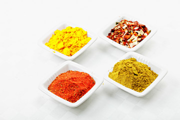 Obraz na płótnie Canvas Four spices