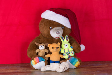 plush toys for christmas and new year