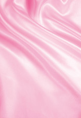 Obraz na płótnie Canvas Smooth elegant pink silk or satin as wedding background