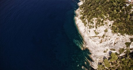 Overhead view of bay © vectorfusionart