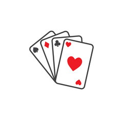 Playing cards icon.