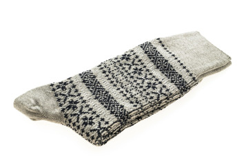 Sock isolated on white