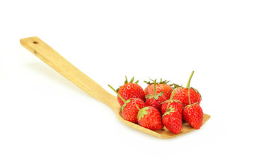 Fresh strawberry isolated on white background