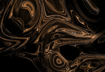 Obraz premium Abstract background with wavy elements. Fractal art background for creative design.