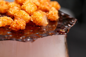 Close up of shrimp popcorns