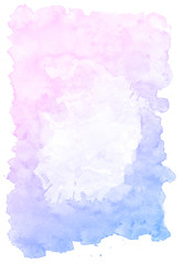 Obraz premium Abstract pink watercolor on white background.This is watercolor splash.It is drawn by hand.