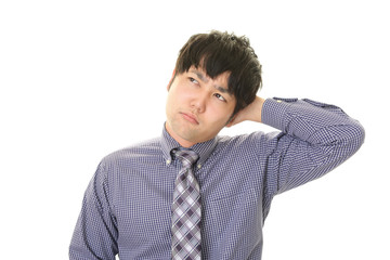 苦悩するビジネスマン