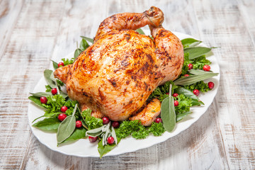 Whole Roasted Chicken for holidays